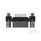 Te Connectivity D Subminiature Connector, 9 ContactS, Female, 0.108 Inch Pitch, Solder Terminal, No 4-40Unc,  3-338313-2 - alternate 3
